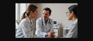 Médicos conversando com paciente sobre aposentadoria por invalidez do INSS
